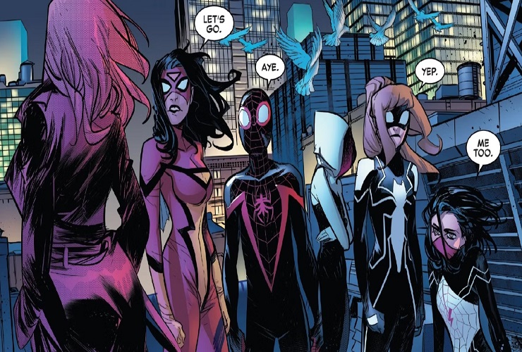 История происхождения Общества Пауков в комиксах Marvel