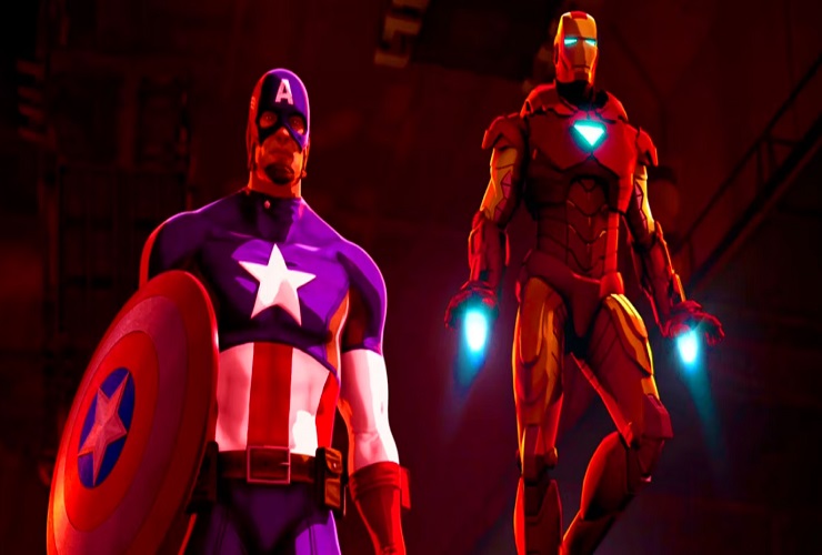 Железный человек и Капитан Америка: Союз героев лучшие мультфильмы Marvel