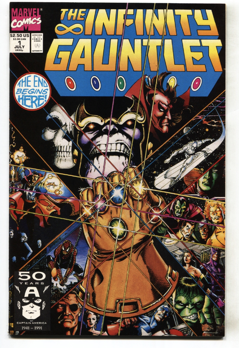 Thanos Marvel comics The Infinity Gauntlet