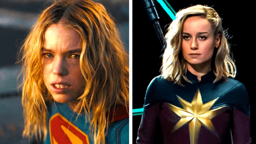 Supergirl Captain Marvel