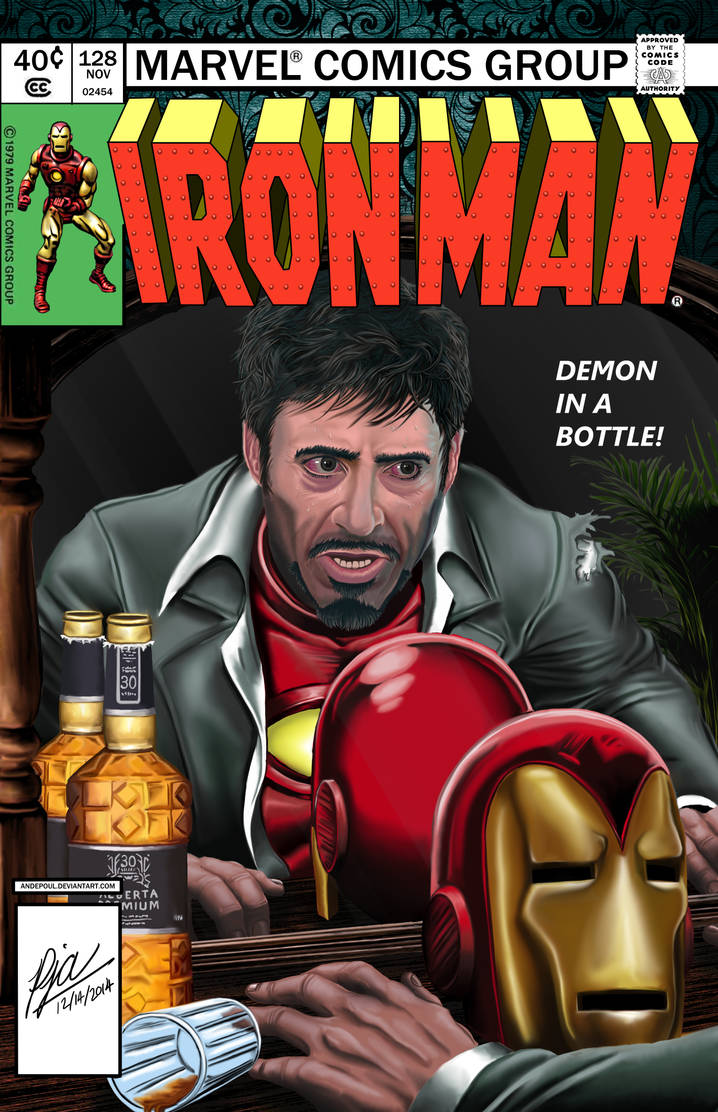 Iron Man Marvel comics Demon in a Bottle