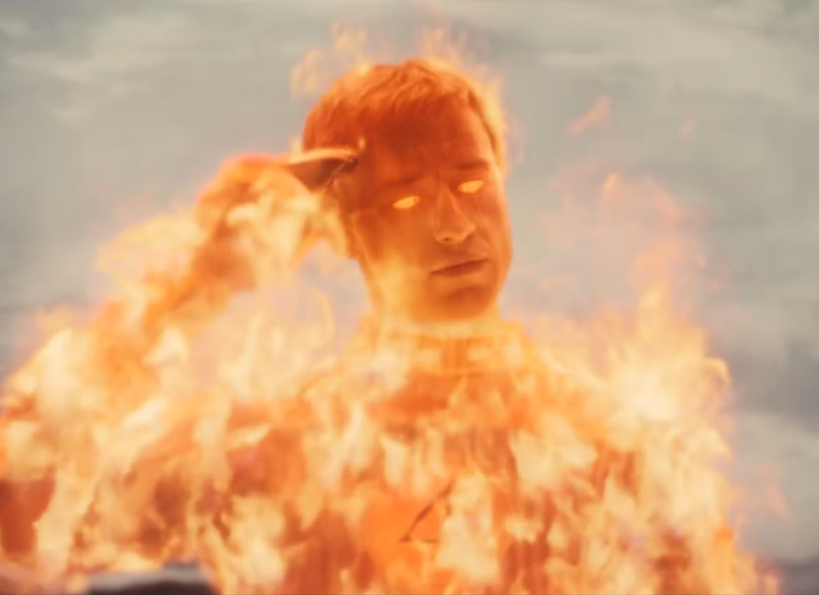 human torch The Fantastic Four: First Steps