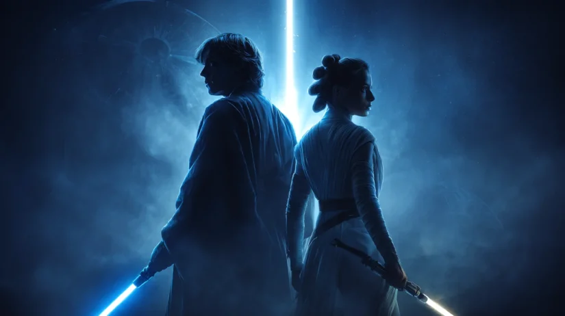 Force bond Star Wars luke leia