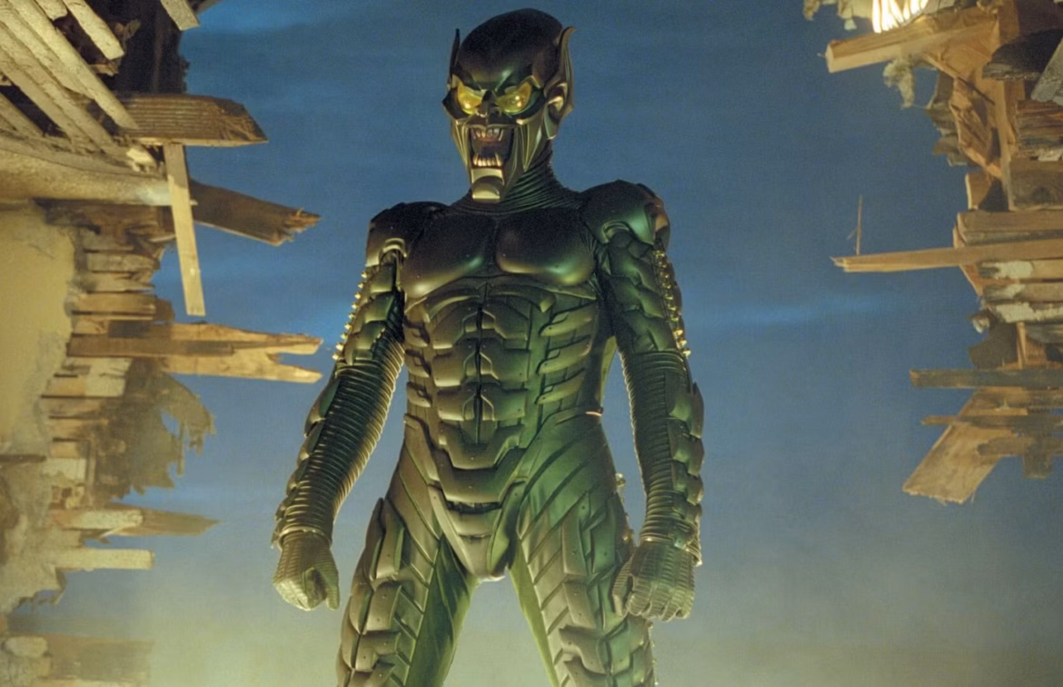 willem dafoe green goblin spider man