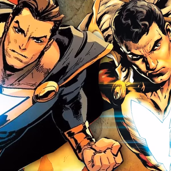 Black Adam vs Shazam DC Comics